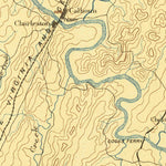 United States Geological Survey Cleveland, TN (1886, 125000-Scale) digital map