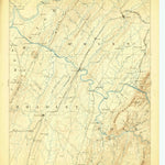 United States Geological Survey Cleveland, TN (1892, 125000-Scale) digital map