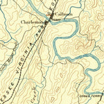 United States Geological Survey Cleveland, TN (1892, 125000-Scale) digital map