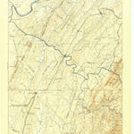 United States Geological Survey Cleveland, TN (1901, 125000-Scale) digital map