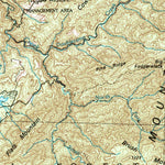 United States Geological Survey Cleveland, TN-NC (1981, 100000-Scale) digital map