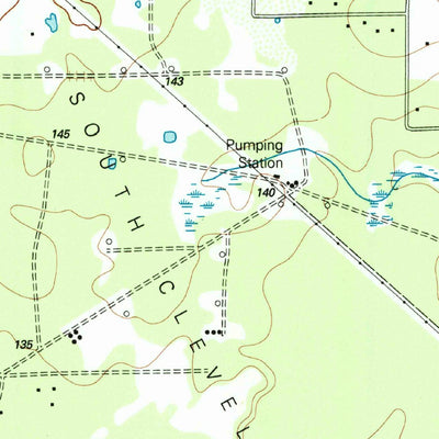 United States Geological Survey Cleveland, TX (1997, 24000-Scale) digital map