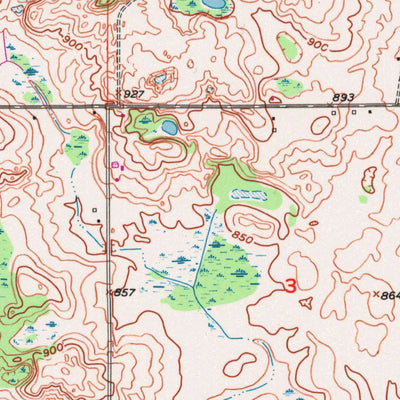 United States Geological Survey Cleveland West, WI (1954, 24000-Scale) digital map