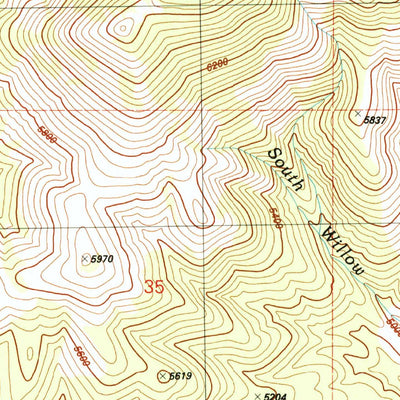 United States Geological Survey Clevenger Butte, OR (1990, 24000-Scale) digital map