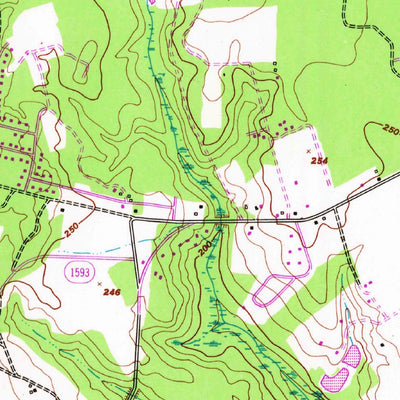 United States Geological Survey Clifdale, NC (1948, 24000-Scale) digital map