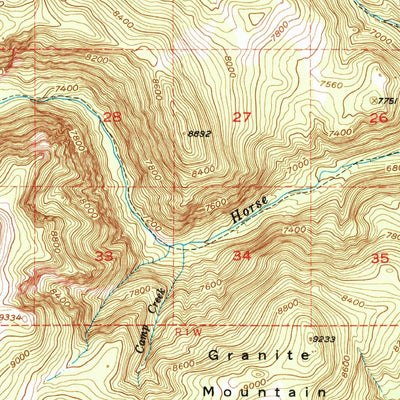 United States Geological Survey Cliff Lake, MT (1950, 62500-Scale) digital map