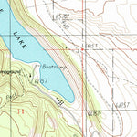 United States Geological Survey Cliff Lake, MT (1988, 24000-Scale) digital map