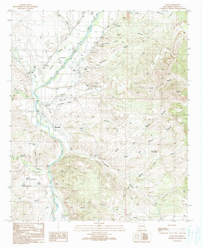 United States Geological Survey Cliff, NM (1990, 24000-Scale) digital map