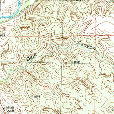 United States Geological Survey Cliff, NM (1990, 24000-Scale) digital map