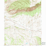 United States Geological Survey Cliff Ridge, UT (1968, 24000-Scale) digital map