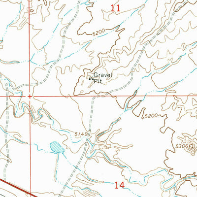 United States Geological Survey Cliff Ridge, UT (1968, 24000-Scale) digital map