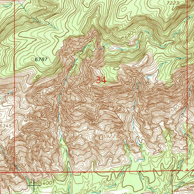 United States Geological Survey Cliff Ridge, UT (1968, 24000-Scale) digital map