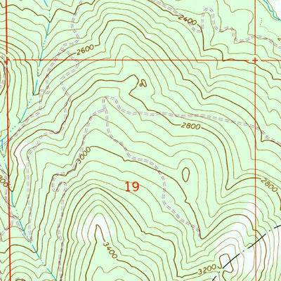 United States Geological Survey Cliff Ridge, WA (1964, 24000-Scale) digital map