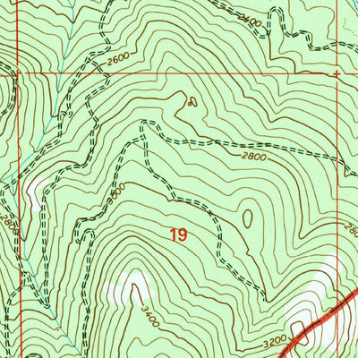 United States Geological Survey Cliff Ridge, WA (1992, 24000-Scale) digital map