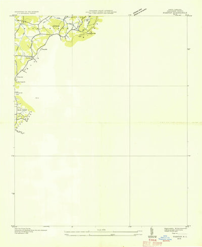 United States Geological Survey Cliffield Mountain, NC (1935, 24000-Scale) digital map