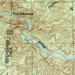United States Geological Survey Cliffield Mountain, NC (1997, 24000-Scale) digital map