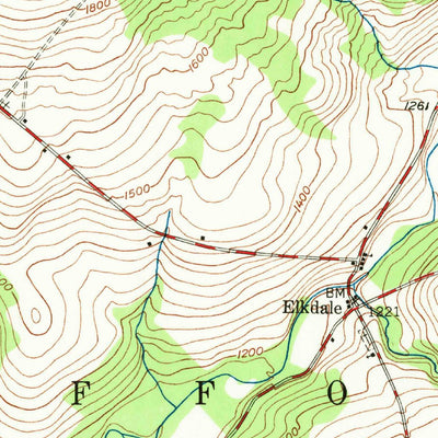 United States Geological Survey Clifford, PA (1948, 24000-Scale) digital map