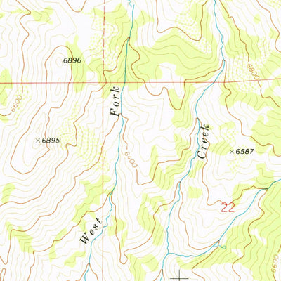 United States Geological Survey Cliffs, ID (1973, 24000-Scale) digital map