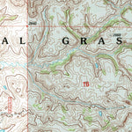 United States Geological Survey Cliffs Plateau, ND (1997, 24000-Scale) digital map