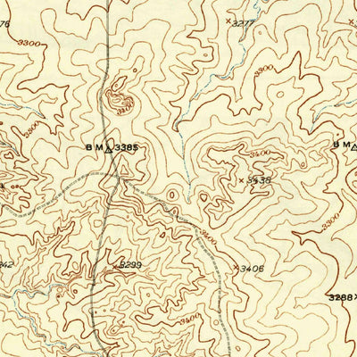 United States Geological Survey Cliffside, TX (1936, 62500-Scale) digital map