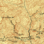 United States Geological Survey Clifton, AZ (1902, 62500-Scale) digital map