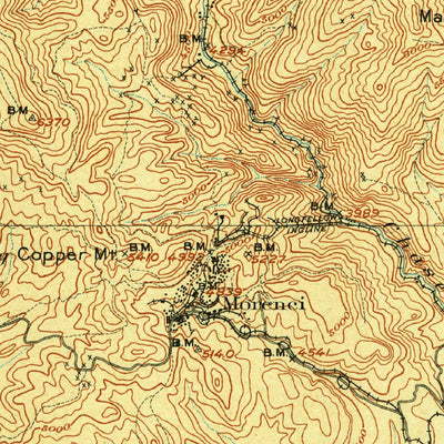 United States Geological Survey Clifton, AZ (1902, 62500-Scale) digital map