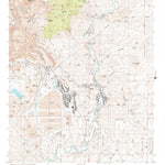United States Geological Survey Clifton, AZ (1989, 24000-Scale) digital map