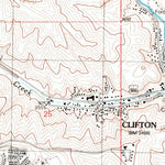 United States Geological Survey Clifton, AZ (1989, 24000-Scale) digital map
