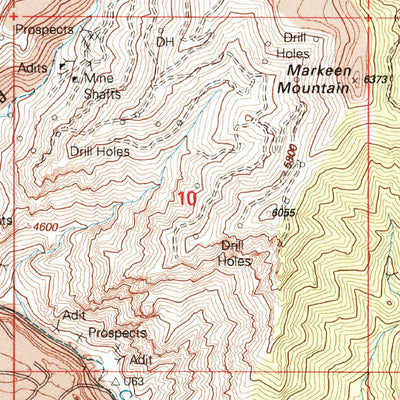 United States Geological Survey Clifton, AZ (1997, 24000-Scale) digital map