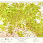 United States Geological Survey Clifton, AZ-NM (1958, 250000-Scale) digital map