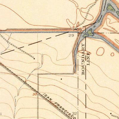 United States Geological Survey Clifton Court Forebay, CA (1914, 31680-Scale) digital map