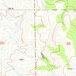 United States Geological Survey Clifton Creek, ID (1968, 24000-Scale) digital map