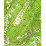 United States Geological Survey Clifton Forge, VA-WV (1945, 62500-Scale) digital map