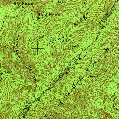 United States Geological Survey Clifton Forge, VA-WV (1945, 62500-Scale) digital map
