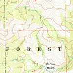 United States Geological Survey Clifton, ID (1968, 24000-Scale) digital map
