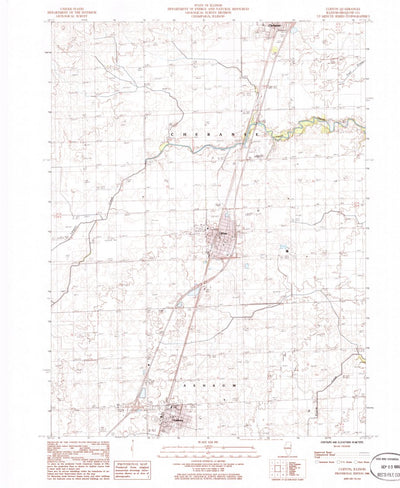 United States Geological Survey Clifton, IL (1986, 24000-Scale) digital map