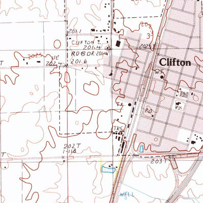 United States Geological Survey Clifton, IL (1986, 24000-Scale) digital map