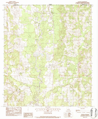 United States Geological Survey Clifton, LA (1983, 24000-Scale) digital map