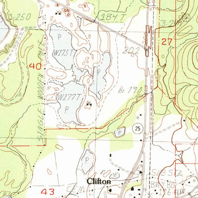 United States Geological Survey Clifton, LA (1983, 24000-Scale) digital map