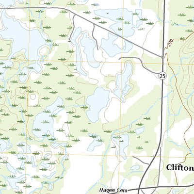 United States Geological Survey Clifton, LA (2020, 24000-Scale) digital map