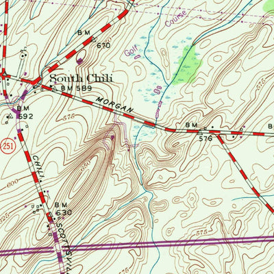 United States Geological Survey Clifton, NY (1950, 24000-Scale) digital map