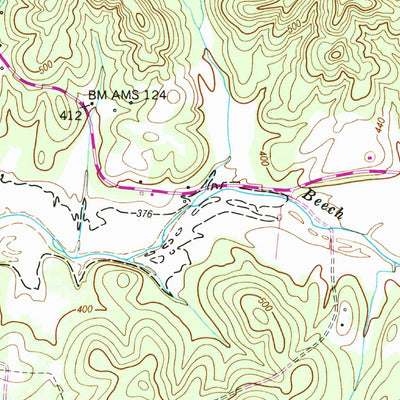 United States Geological Survey Clifton, TN (1949, 24000-Scale) digital map