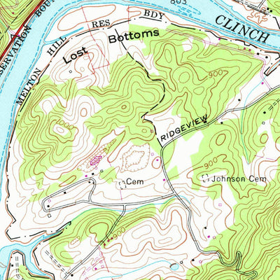 United States Geological Survey Clifton, TN (1968, 24000-Scale) digital map