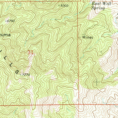 United States Geological Survey Clifton, UT (1973, 24000-Scale) digital map