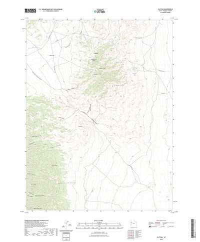 United States Geological Survey Clifton, UT (2023, 24000-Scale) digital map