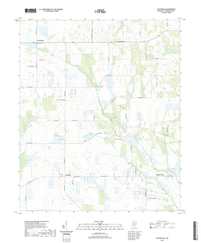 United States Geological Survey Cliftonville, MS (2020, 24000-Scale) digital map