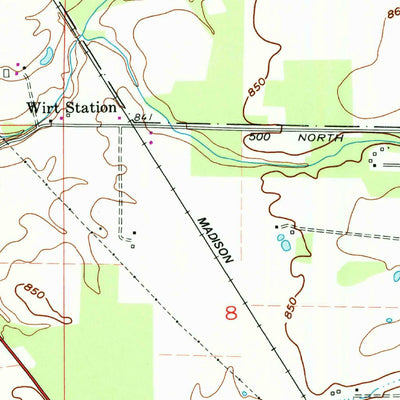 United States Geological Survey Clifty Falls, IN (1964, 24000-Scale) digital map