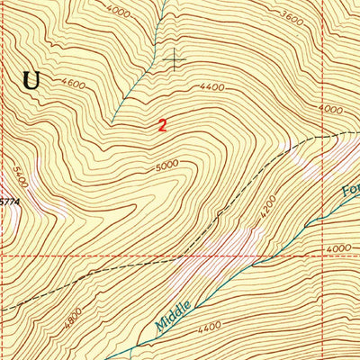 United States Geological Survey Clifty Mountain, ID (1996, 24000-Scale) digital map