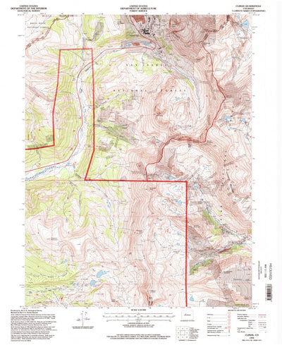 United States Geological Survey Climax, CO (1994, 24000-Scale) digital map
