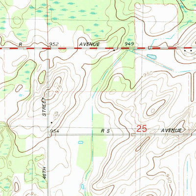 United States Geological Survey Climax, MI (1982, 24000-Scale) digital map